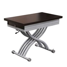 거실 리프트 테이블 소파 트랜스포머 좌식 확장형 커피 이동식, 100x57 D타입