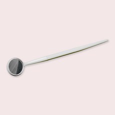 국산 PVC 치경 플라스틱 치과 진찰 교육용 치과용 치아 치아용 거울, 1개