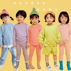 [바오밥나무] 2021 S/S 아동 공용 긴팔 상하의 실내복/실외복 32종