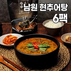 [6팩] 현식당 남원추어탕 600g x 6팩 (HACCP인증), 산초가루 O