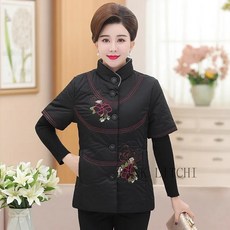 [PINK LITCHI]중년여성 가을 할머니 패딩조끼 엄마옷 b1 zhuo924