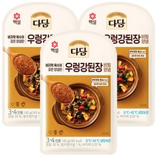 CJ [냉장] 다담 우렁강된장비빔양념 140g x3개, 3개