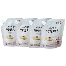 반찬단지 짜먹는 명란마요 소스 명란마요네즈, 200g, 4개