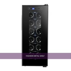 와인보관함전자 온도 조절 식 와인 보관 캐비닛 12 병 미니 음료 쿨러 냉장고 홈 바 사무실