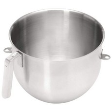 키친에이드 KSMC8Q BOOL 8쿼트 믹싱볼J 후크 핸들 포함 스테인리스 스틸 NSF