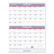 At-A-Glance(R) 2-Month 2004 Wall Calendar 22in. x 29in., 1개, 기타 - r2x22a