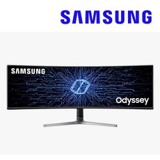 삼성전자 49인치(123.9cm) C49RG90 QLED 슈퍼 울트라 와이드 32:9 게이밍 모니터 LC49RG90SSKXKR, 기본