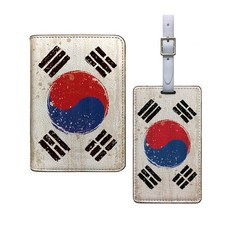 태극기여권지갑