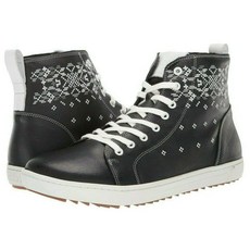 209089 버켄스탁 Bartlett 남자 가죽 High Top Sneaker 신발 블랙 사이즈 43 US 10