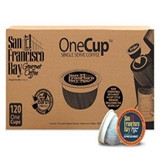 San Francisco Bay OneCup Espresso Roast (120 Count) Single Serve Coffee Compatible with Keurig K-cup, 1