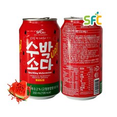 SFC 보해양조 수박소다 350ml 48개입 캔음료 과일주스카페에이드 또와몰53, 48개