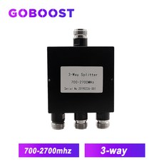 Gsm 2g 3g 4g 신호 부스터에 대 한 N 여성 사용 2 3 4 웨이 전원 분 700 2700MHz 인터넷 셀룰러 를 연결, 3-Way Splitter, 1개