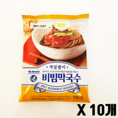 노브랜드 비빔 막국수 190g, 5+5