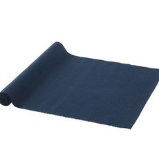 이케아 식탁보 MARIT 메리트 식탁장식보 베이지 35x130 cm, 네이비