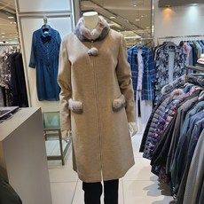 여성알파카코트