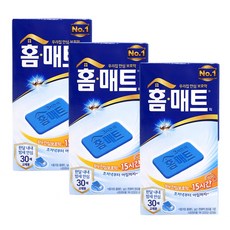홈매트 교체용 피 30매 / 전자모기향 / 매트훈증기 -T.C, 3개, 30g