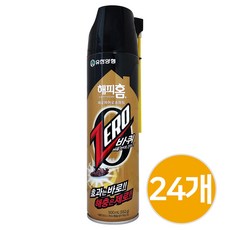 유한양행 해피홈 제로 에어로솔 파워 살충제 바퀴용, 500ml, 24개