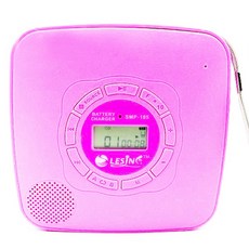 CD플레이어 충전식 CD항시휴대가능 미니 휴대용 CD기계 USBMP3접시 영어 듣기능력, 기본, T02-핑크