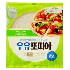 풀무원 우유 또띠아 (45gx5EA) 캠핑필수템 홈파티음식 풍미업 소문난 쏘울푸드 간편식 모에모에큥, 225g, 6개