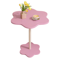 소파 옆 테이블 모던 심플 클라우드 미니 티 테이블 거실 가정용 작은 밸런스, 핑크, 52*32.5*58CM