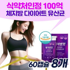 선택) BNR17 유산균다이어트 체지방컷 다이어트 100억 생유산균 비에날씬 비엔알17 프로바이오틱스, 8개, 60정