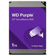 웨스턴 디지털 10TB WD 퍼플 감시 내장 하드 드라이브 HDD SATA 6Gbs 256MB 캐시 3.5인치 WD102PURZ - wd퍼플