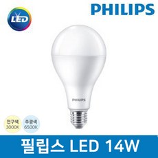 필립스 LED 전구 14W, 주광색, 2개