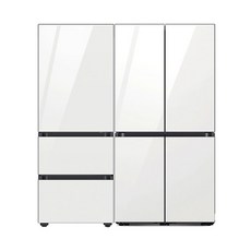 삼성 비스포크 냉장고 김치냉장고 세트 RF60C9012AP+RQ33C74C1AP(글라스)(키트포함)