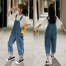 초등 멜빵바지