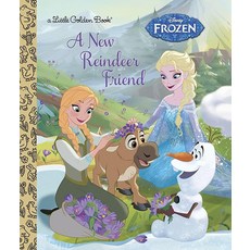 A New Reindeer Friend Frozen Little 골드en 북 하드cover