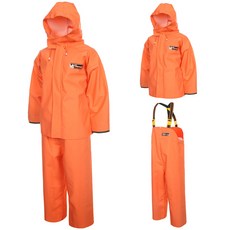 A-1005 상의 하의 개별판매 해상작업복 오렌지 L~5XL 빅사이즈 해상 작업 바다 선상 우의 우비 비옷 아진