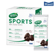 매일유업 셀렉스 스포츠 웨이 프로틴 파우더 스틱 초콜릿 33g x 10포 6박스 WPI 단백질, (셀렉스) 스포츠스틱 초콜릿 6개
