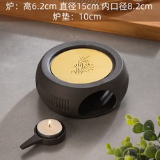 빈티지 세라믹 차 스토브 찻주전자 워머 홀더 캔들 삼발이 호텔 레스토랑 홈 커피 우유 난방 베이스, L