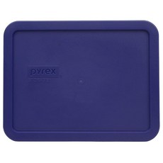 pyrex 파이렉스 7211PC 네이비 블루 플라스틱 직사각형 교체 보관 뚜껑 미국 제조 127180, 1, 1개