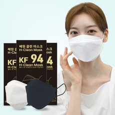 혜원클린 국산 KF94 대형 마스크 100매 (25매씩 지퍼팩 포장)