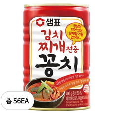 샘표 김치찌개 전용 꽁치 통조림, 400g, 56개