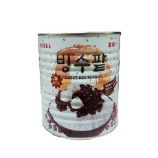 빙수팥 델라 3KG X6개 델라 빙수팥 팥통조림, 6개