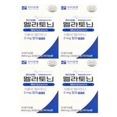 한미양행 멜라토닌 식물성 800mg x 30정 피스타치오추출물 4개