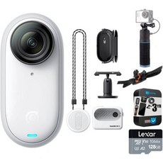 바디캠 휴대용 액션캠 기록 라이딩 카메라 일상 소형 스포츠 자전거 Insta360 GO 3 64GB 275428 2.7K 액션 비비타 통풍 헬멧 마운트 파워 그립 4000mAh