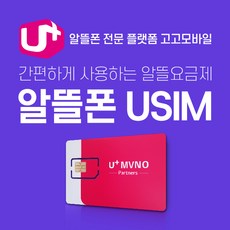 고고모바일 U+망 통합유심 무약정 알뜰요금제