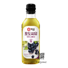 백설 포도씨유, 500ml, 1개