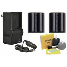 Panasonic CGR-S006-2 배터리(1000Mah)용 Panasonic 대용량 리튬 이온 교체 + AC/DC Rapid Travel Charger + Nwv 다이렉트 5피, 단일옵션
