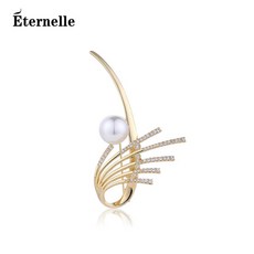 Eternelle 프랑스 보 헤 미안 브로치 베 이 직 한 분위기 의 플 라 워 배색 가을 겨울 복장 휘장 현물