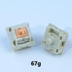 히야신스 스위치 Holy Panda V2 촉각 키보드 POM 기계식 맞춤형 핫 플러그 DIY GK61 TM680 GMK67 3 핀 55g 62g 67g