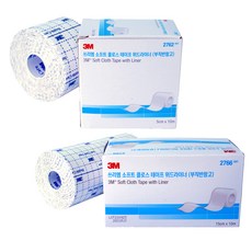 3M 소프트 클로스 테이프 위드라이너 부직반창고 2766(15cmx10m) 픽싱롤 1롤 + 2762(5cmx10m) 픽싱롤 1롤 부드러운 천반창고, 1세트, 2롤