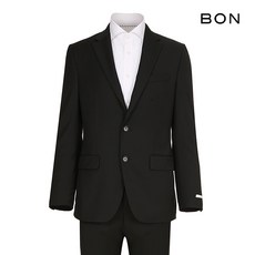 [BON] 울폴리 혼방 솔리드 자켓 블랙 BN8SJA500