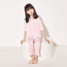 여아 모달 파자마 세트 다양한 색상 핑크 자주 퍼플 그레이 아동 어린이 여자 아이 잠옷 세트
