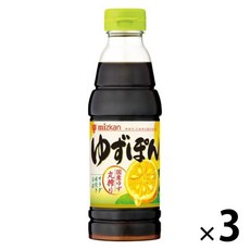 미즈칸 카오리노쿠라 마루시보리 유자 폰즈, 3개, 360ml - 미츠보시욱봉