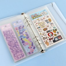 다꾸스티커보관북 바인더형 콜렉터북 우표 띠부씰보관책 스티커북 상품 이미지