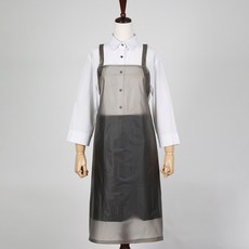 반투명 폴리우레탄 양면방수 H형 업소용 식당 정육점 미용실 김장앞치마 대/중/소 6color